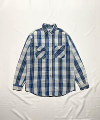 80's FIVE BROTHER Heavy Flannel Shirts L