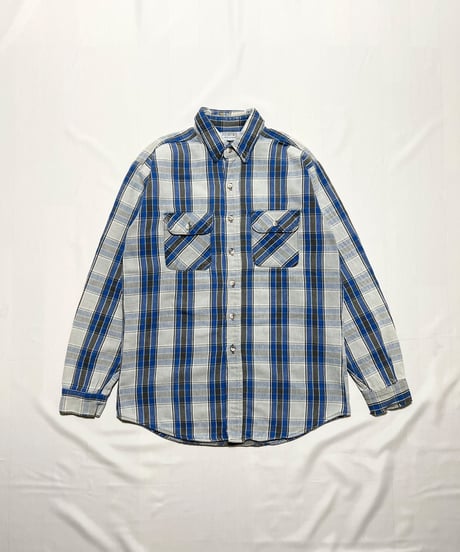80's FIVE BROTHER Heavy Flannel Shirts L
