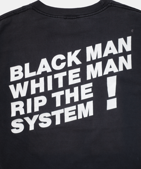 90's KMFDM "Rip the System" S/S Fading T-shirts L