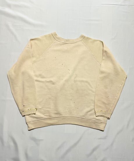 60's~ Distressed Raglan Sleeve Sweat