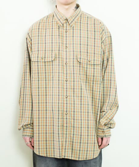 90's GAP Madras Check L/S Shirts