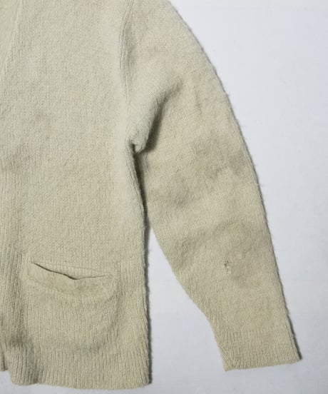 60's SEARS Alpaca Wool Cardigan L