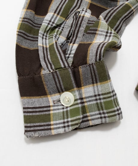 70's American Casuals Rayon Check Shirts M