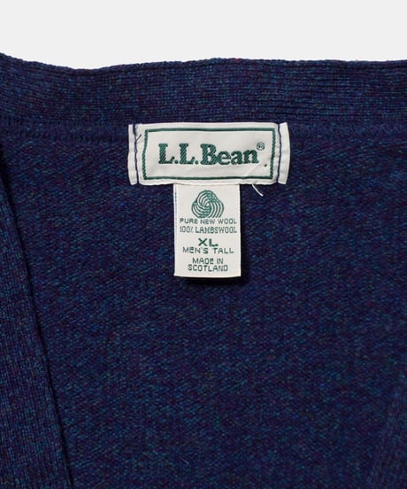 80's L.L.Bean Lambs Wool Cardigan XL