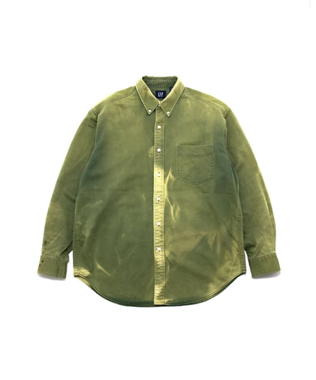 90's GAP BD Shirts "Sun Fade" L