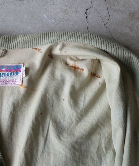 50's CALIFORNIAN Corduroy Shirts Jacket M