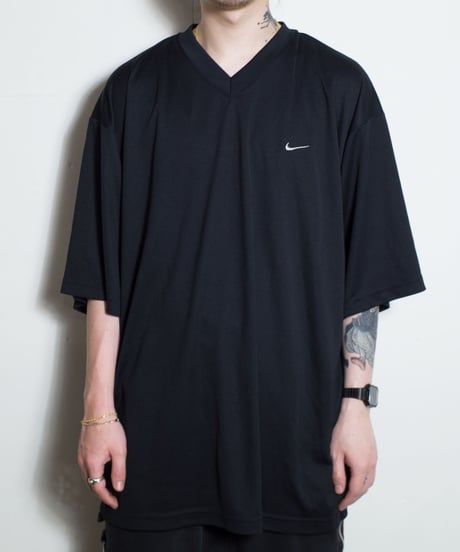 NIKE Logo Embroidered Jersey T-shirts XL