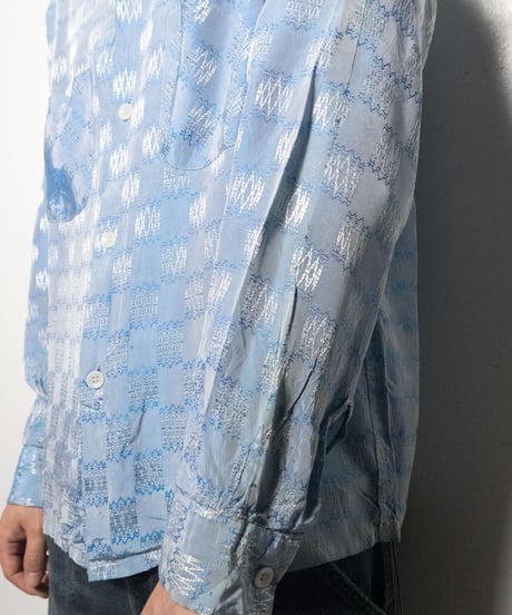 50's Dilido Open Collar Shirts M