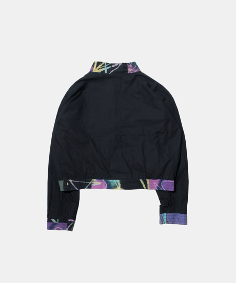 Jewels Abstract Patterned Reversible Zip-up Jacket M