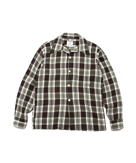70's American Casuals Rayon Check Shirts M