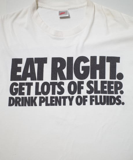 90's NIKE "Eat Right Go Like Hell" L