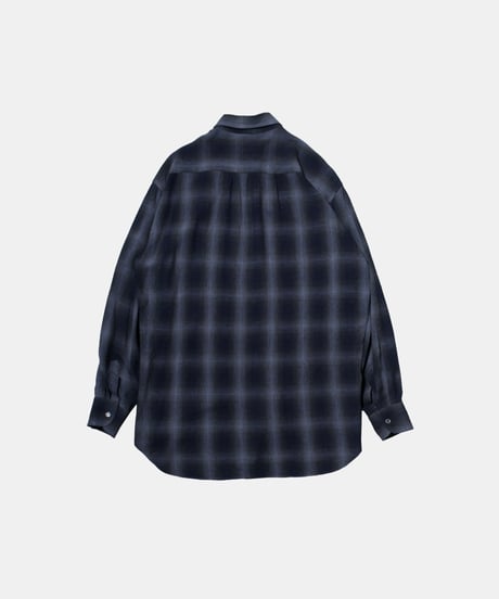 90's Barneys NewYork Ombre Check Shirts