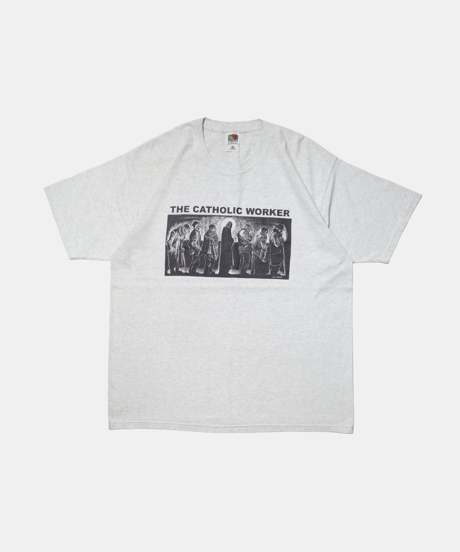 90's Fritz Eichenberg "The Catholic Worker" S/S T-shirts XL
