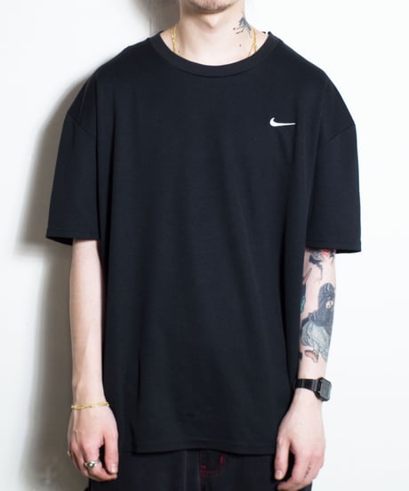 NIKE Logo Embroidered Jersey T-Shirts XXL
