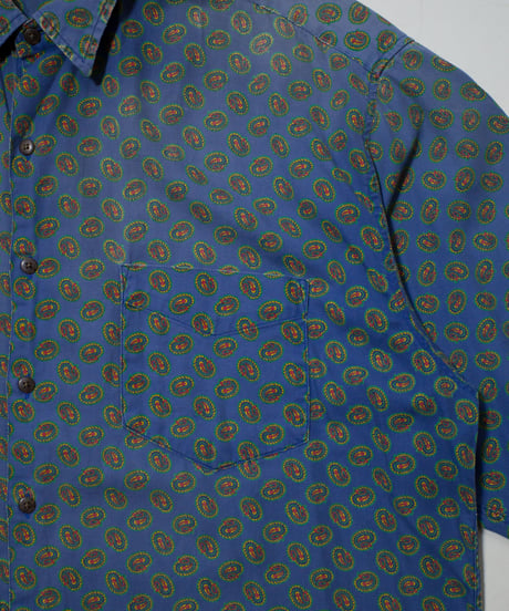 90's GAP Paisley Patterned S/S Shirts XL