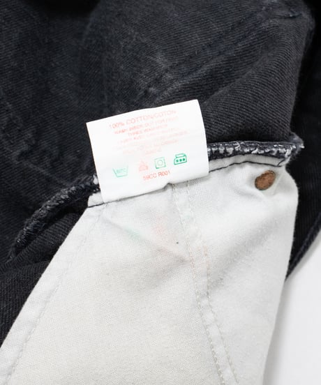 90's Levi's 50619 Black Denim 38x30
