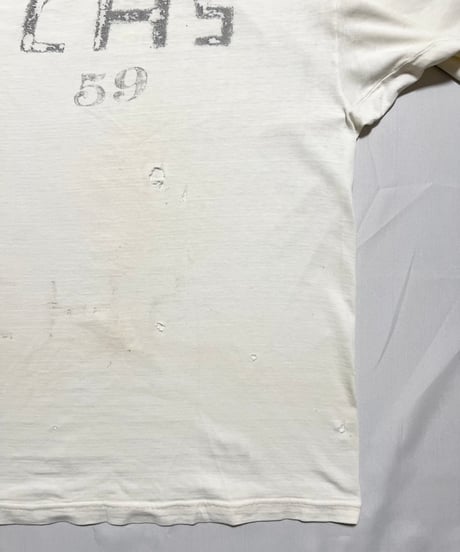 50's Cotton/Rayon Football Tee M
