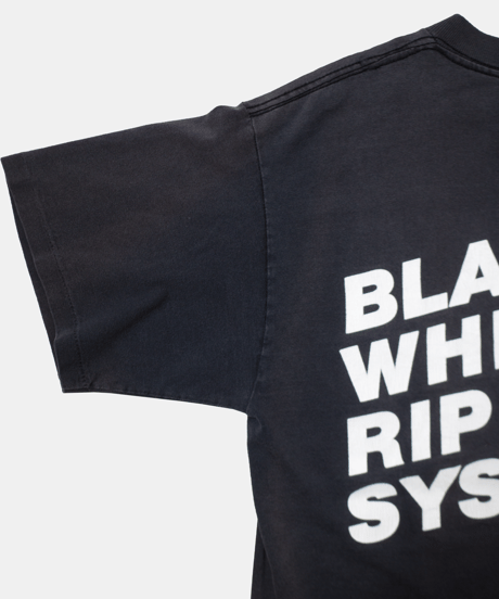 90's KMFDM "Rip the System" S/S Fading T-shirts L