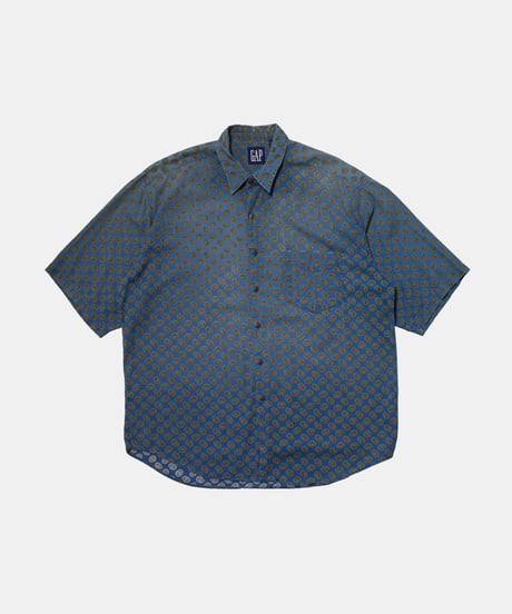 90's GAP Paisley Patterned S/S Shirts XL