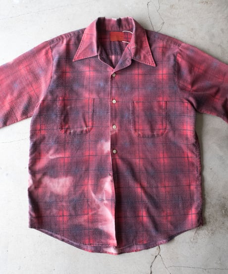 60-70's Sears Printed Flannel Shirts Boro M