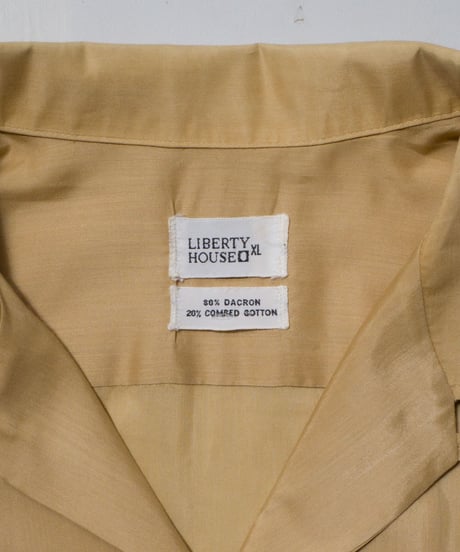 80's Liberty House Polyester O/C Shirts XL
