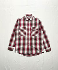 80's Private Property Ombre Check Shirts M
