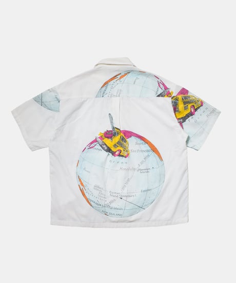 90's JIMMY'Z Earth Patterned O/C Shirts M
