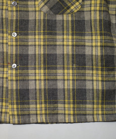 Unknown 50-60's Wool Check Shirts