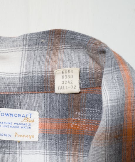 70's Towncraft Ombre Check L/S Shirts L
