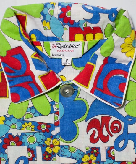 60's Tonight Shirt by WELDON Sleeping Shirts M
