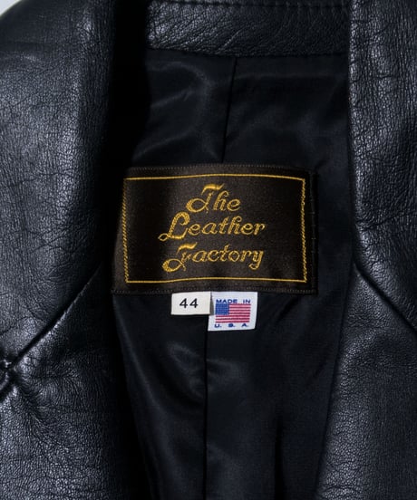 The Leather Factory Genuine Leather Tailored Jacket 44