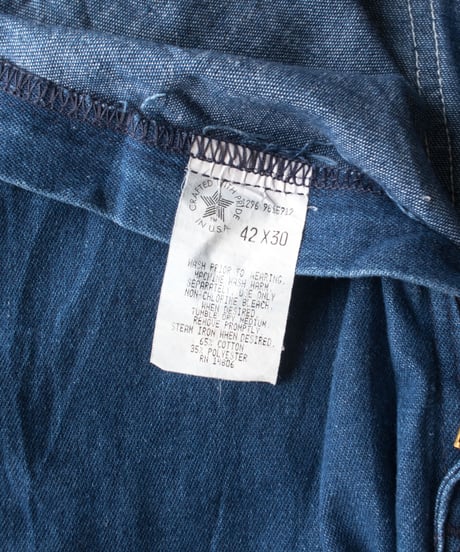 70-80's Sears Roebucks Denim Painter Pants 42x30