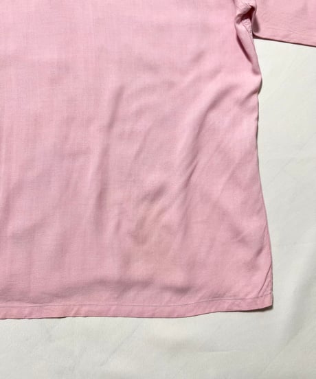 50's Elbeco Rayon Loop Collar Shirts M
