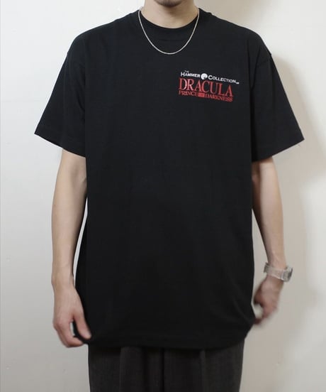 Deadstock 90's The Hammer Collections "Dracula Prince of Darkness" S/S T-shirts XL