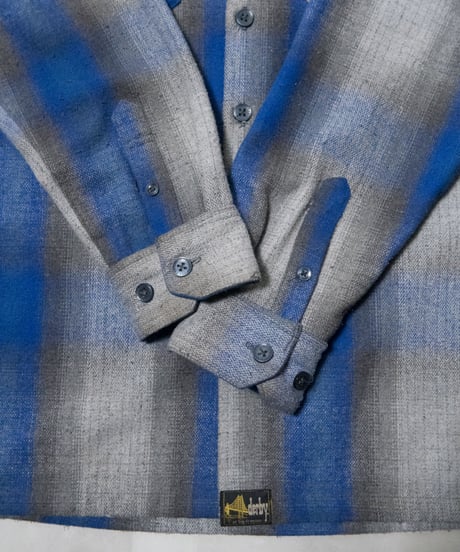 80's Derby of San Francisco Ombre Check Shirts L