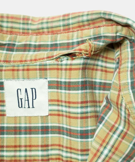 90's GAP Madras Check L/S Shirts