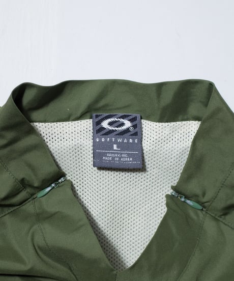 2000's Oakley Dual Zip Polyester Pullover L