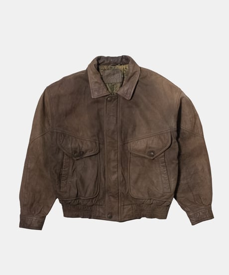 90's ST. Johns Bay Leather Jacket M
