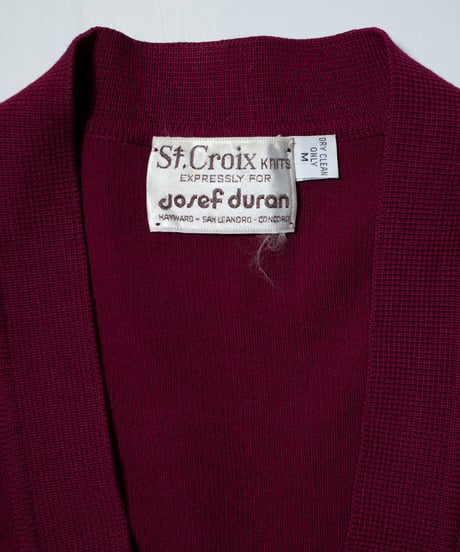 60's St.Croix Zephyr Wool Cardigan M