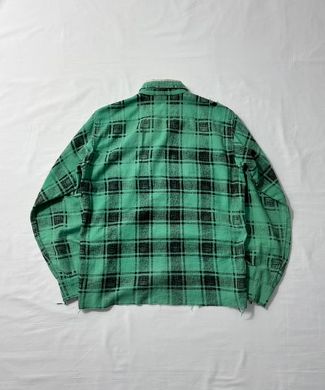 50's-60's Unknown Print Flannel