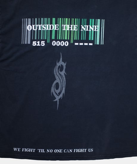 2000's Slipknot's Fan Club "Outside the Nine" S/S T-shirts XL