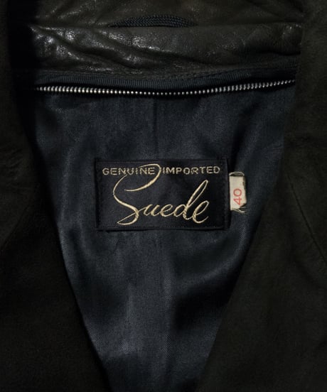 70-80's Genuine Imported Suede Leather Jacket 40