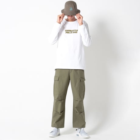 Three Rows Drip Logo Bucket Hat