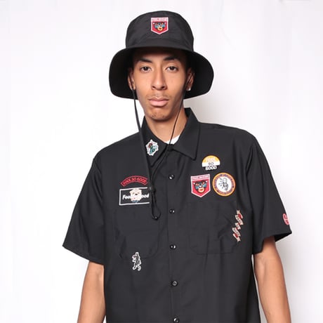 B.PANTHER WAPPEN NYLON WIDEBRIM HAT