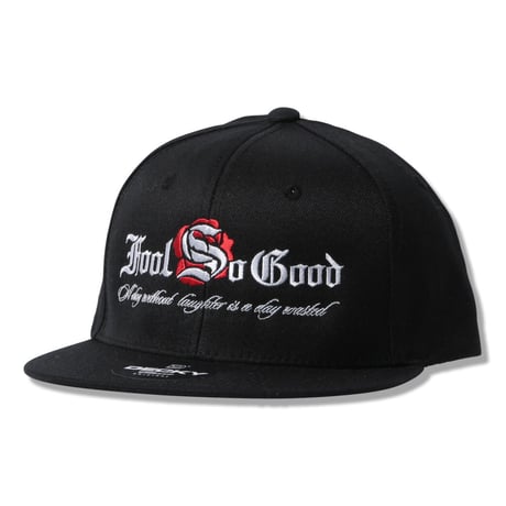ROSE STRAIGHT OE LOGO FLAT CAP