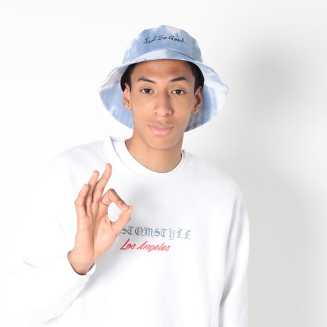 Script Logo Tie-Dye Bucket Hat