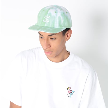 Three Rows Logo Tie-Dye Flat Cap