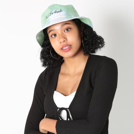 Script Logo Tie-Dye Bucket Hat