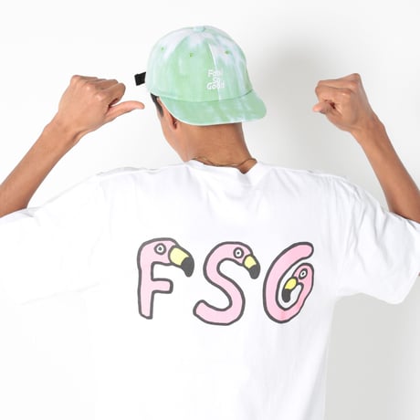 Three Rows Logo Tie-Dye Flat Cap