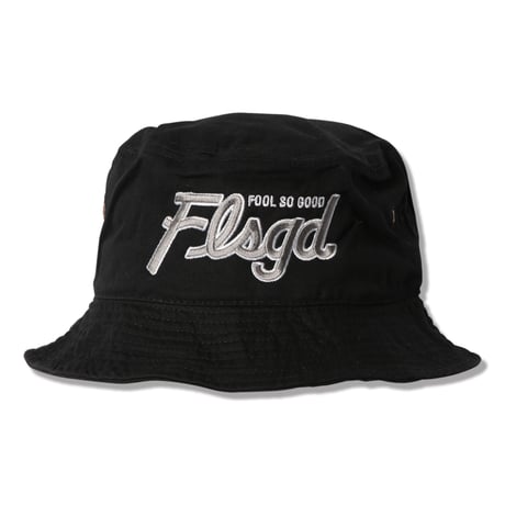 TWO TONE SCRIPT BUCKET HAT